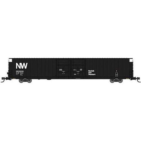 Bluford Shops 86 ft. No.355107 N Norfolk & Western Double Door Auto Parts Boxcar BLU86665